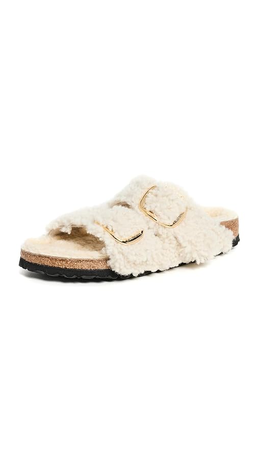 BIRKENSTOCK アリゾナ ビッグバックルテディ/エッグシェルファー Arizona Big Buckle Shearling Teddy Eggshell | BIRKENSTOCK